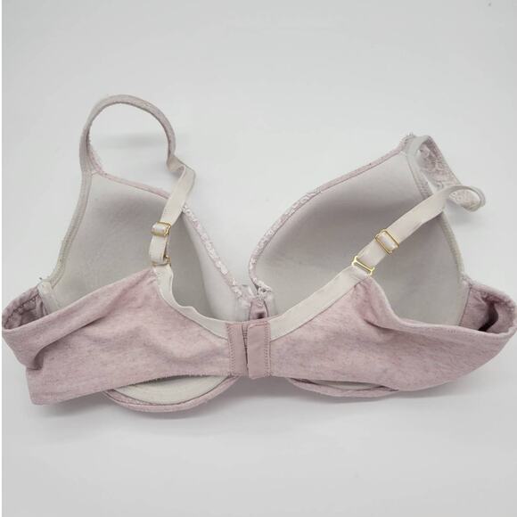 Soma Light Pink Embraceable Lace Trim Full Coverage Underwire Bra Size 40C - Picture 2 of 8